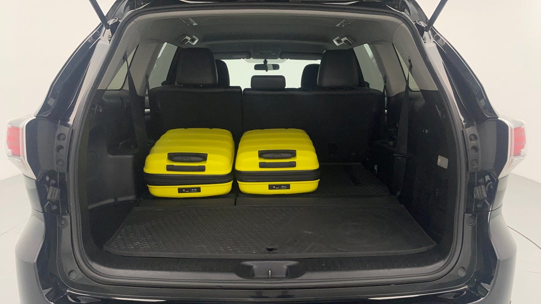 Boot Inside View with Luggage