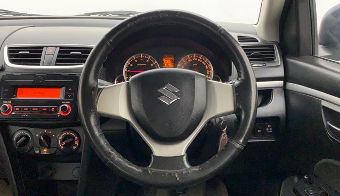 2014 Maruti Swift VXI, Petrol, Manual, 65,961 km, Steering Wheel Close Up