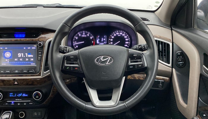 2017 Hyundai Creta 1.6 SX PLUS AUTO PETROL, Petrol, Automatic, 26,397 km, Steering Wheel Close Up