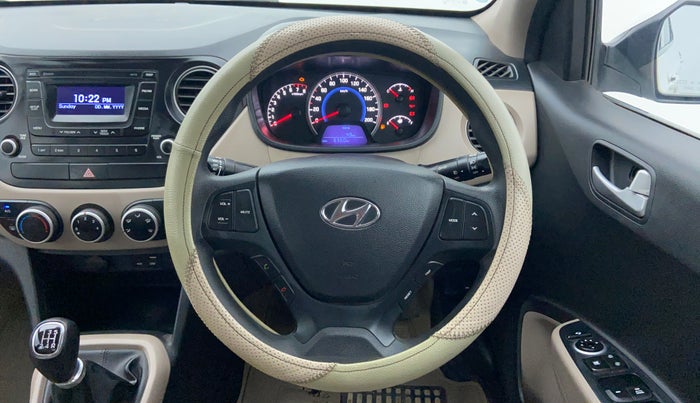 2016 Hyundai Grand i10 SPORTZ 1.2 KAPPA VTVT, Petrol, Manual, 6,976 km, Steering Wheel Close-up