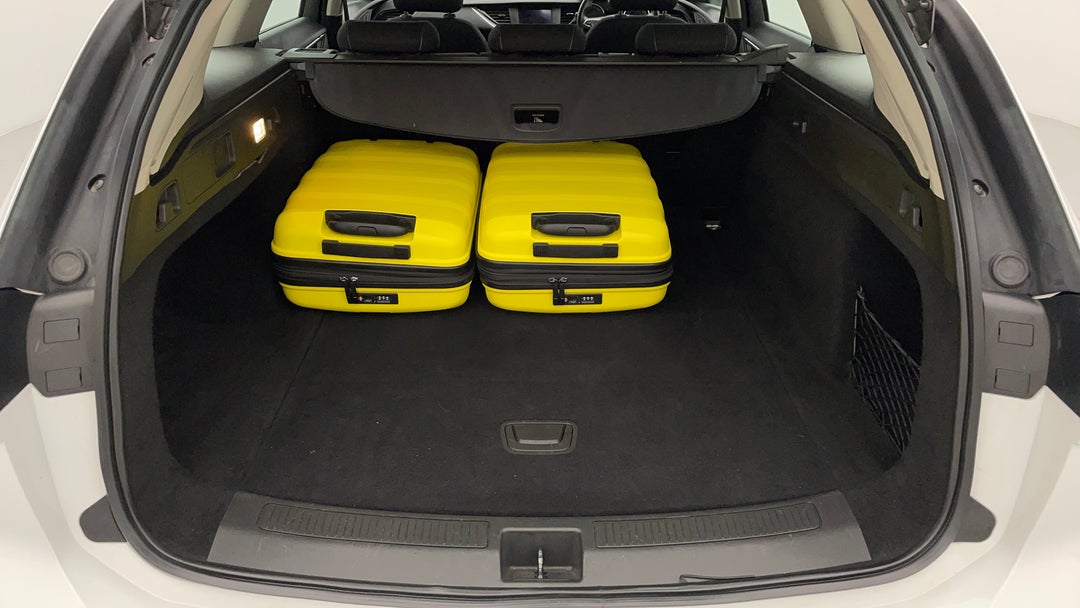 Boot Inside View with Luggage