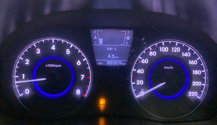 2012 Hyundai Verna FLUIDIC 1.6 VTVT SX, Petrol, Manual, 88,309 km, Odometer Image