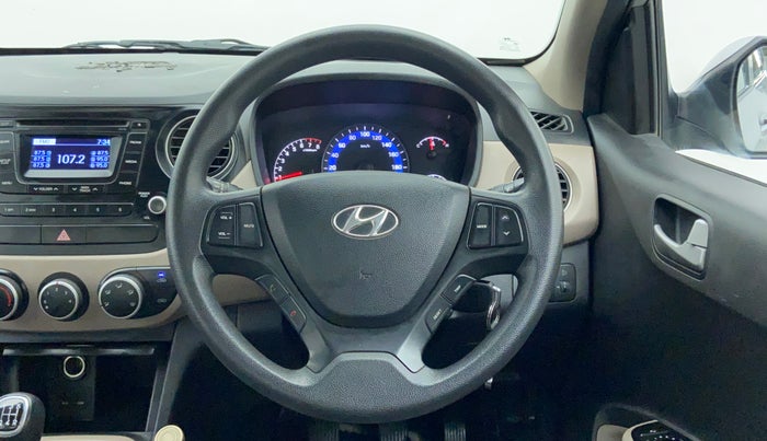 2014 Hyundai Xcent S 1.2, Petrol, Manual, 1,01,135 km, Steering Wheel Close Up