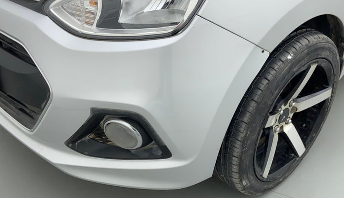 2014 Hyundai Xcent S 1.2, Petrol, Manual, 1,01,135 km, Front bumper - Repaired