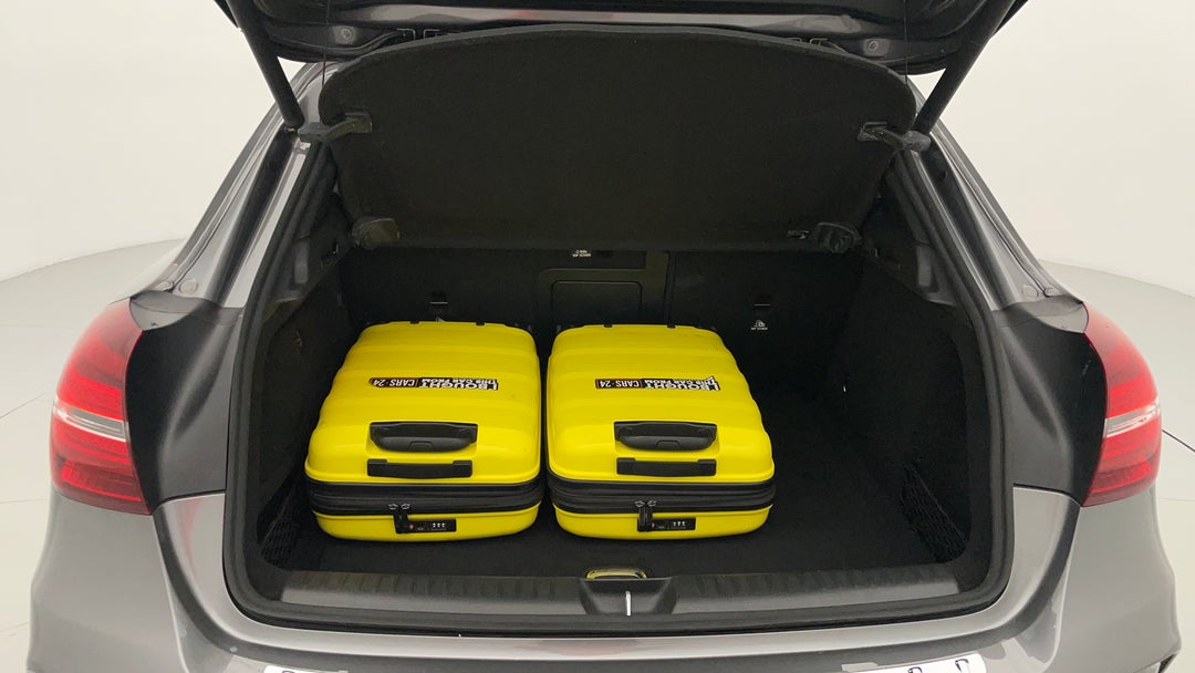 Boot Inside View with Luggage