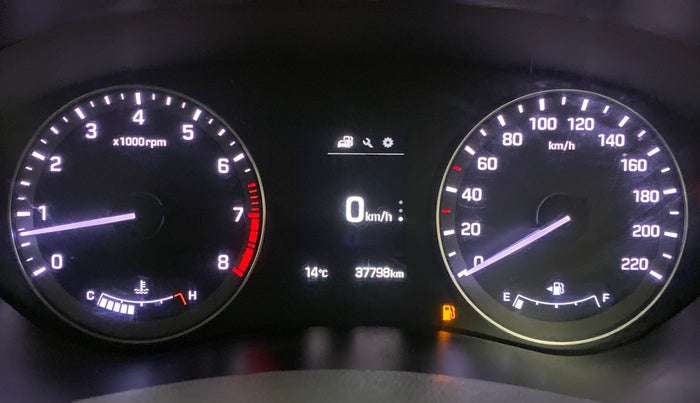 2017 Hyundai Elite i20 ASTA 1.2 (O), Petrol, Manual, 37,884 km, Odometer Image