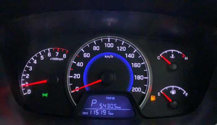 2016 Hyundai Grand i10 ASTA (O) AT 1.2 KAPPA VTVT, Petrol, Automatic, 1,15,410 km, Odometer Image