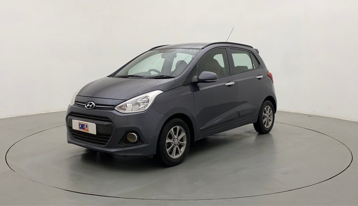 2016 Hyundai Grand i10 ASTA (O) AT 1.2 KAPPA VTVT, Petrol, Automatic, 1,15,191 km, Left Front Diagonal