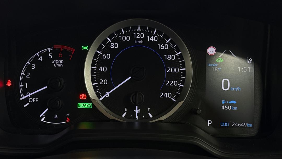 2020 Toyota Corolla Ascent Sport Hybrid, Automatic, 24649 km, Odometer View
