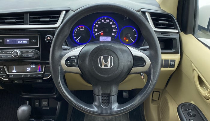 2016 Honda Amaze 1.2 SAT I VTEC, Petrol, Automatic, 39,256 km, Steering Wheel Close Up