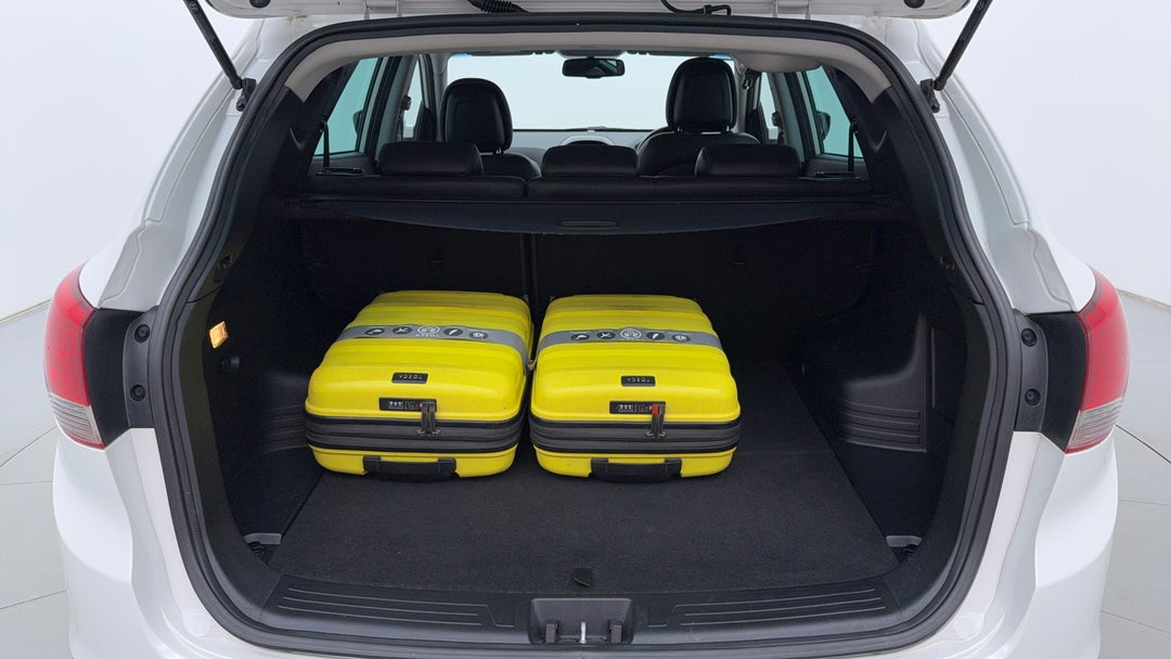 Boot Inside View with Luggage