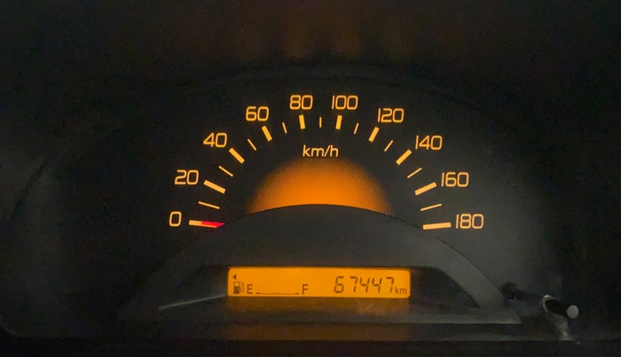 2014 Maruti Wagon R 1.0 LXI, Petrol, Manual, 67,447 km, Odometer Image