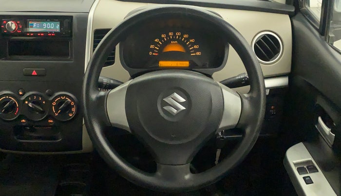 2014 Maruti Wagon R 1.0 LXI, Petrol, Manual, 67,447 km, Steering Wheel Close Up