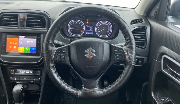 2020 Maruti Vitara Brezza ZXI AT SHVS, Petrol, Automatic, 35,308 km, Steering Wheel Close Up