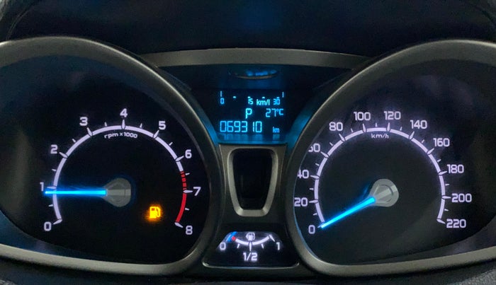 2016 Ford Ecosport TITANIUM 1.5L PETROL AT, Petrol, Automatic, 69,310 km, Odometer Image
