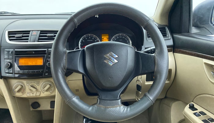 2015 Maruti Swift Dzire VXI 1.2 BS IV, Petrol, Manual, 58,169 km, Steering Wheel Close Up