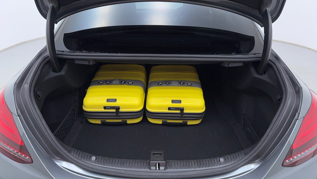 Boot Inside View with Luggage