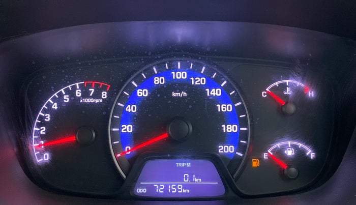 2014 Hyundai Xcent S 1.2, Petrol, Manual, 72,159 km, Odometer Image