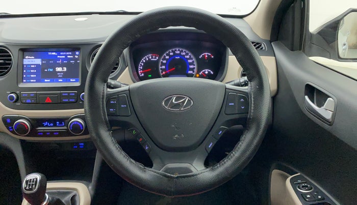 2018 Hyundai Grand i10 ASTA 1.2 KAPPA VTVT, Petrol, Manual, 33,623 km, Steering Wheel Close Up