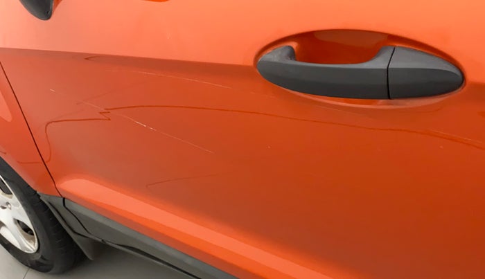 2016 Ford Ecosport AMBIENTE 1.5L PETROL, Petrol, Manual, 1,11,859 km, Front passenger door - Minor scratches
