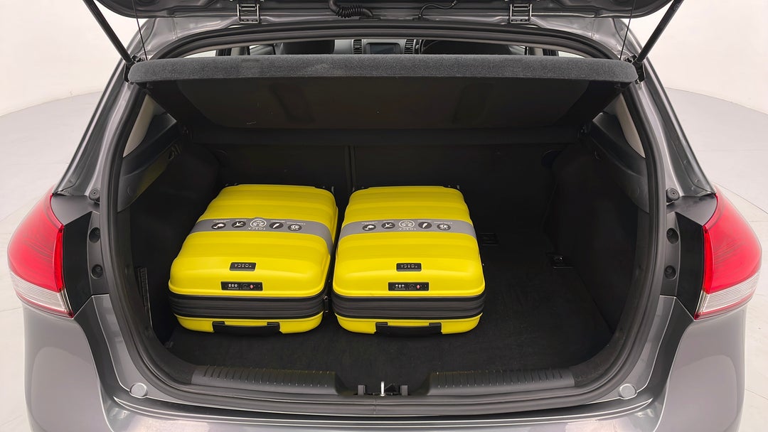 Boot Inside View with Luggage