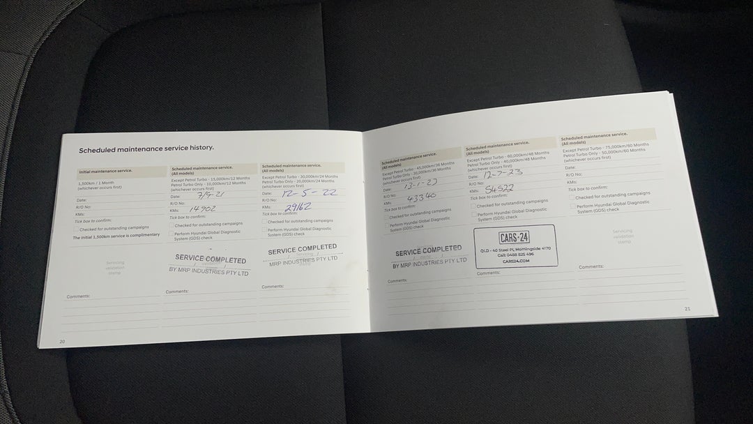 2020 Hyundai Kona Active (fwd), Automatic, 54523 km, Service History