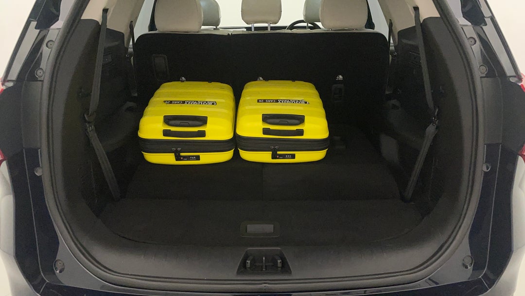 Boot Inside View with Luggage
