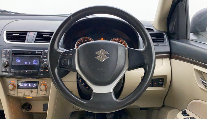 2015 Maruti Swift Dzire ZXI, Petrol, Manual, 1,43,094 km, Steering Wheel Close Up