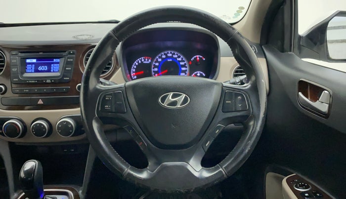 2014 Hyundai Grand i10 ASTA AT 1.2 KAPPA VTVT, Petrol, Automatic, 68,614 km, Steering Wheel Close Up