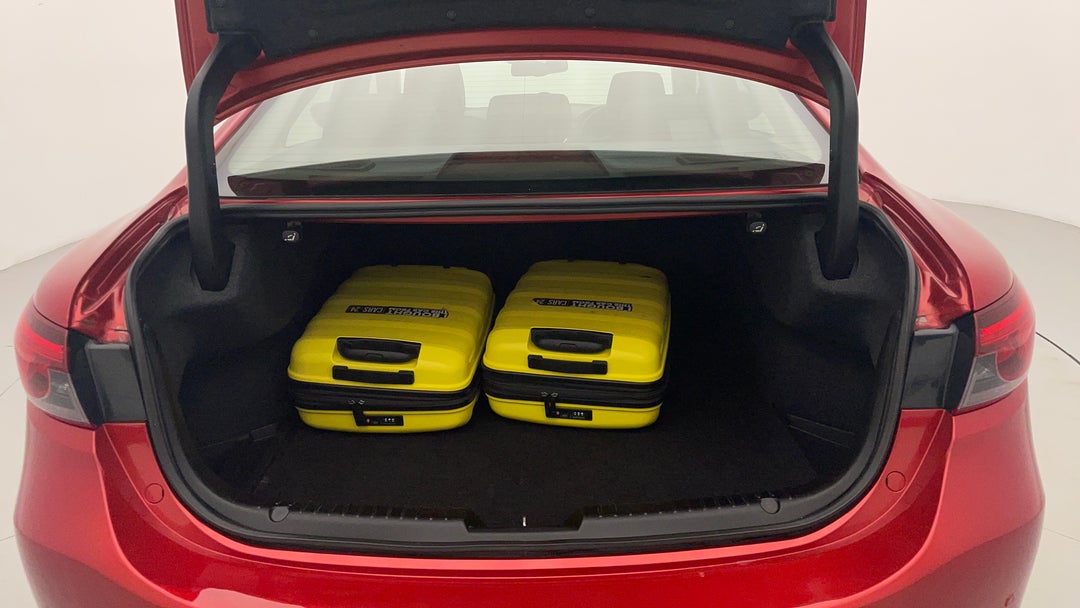 Boot Inside View with Luggage