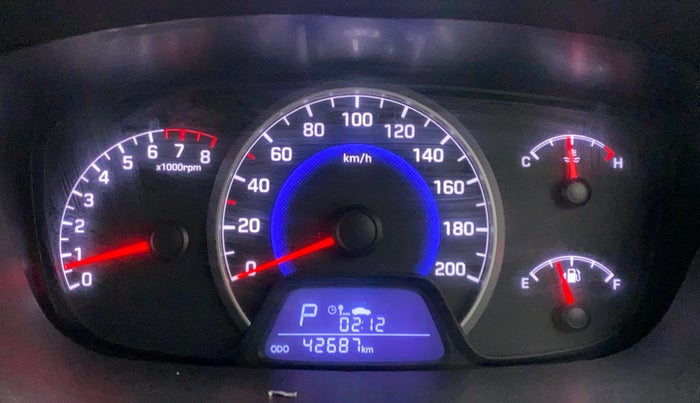 2016 Hyundai Grand i10 ASTA AT 1.2 KAPPA VTVT, Petrol, Automatic, 42,687 km, Odometer Image