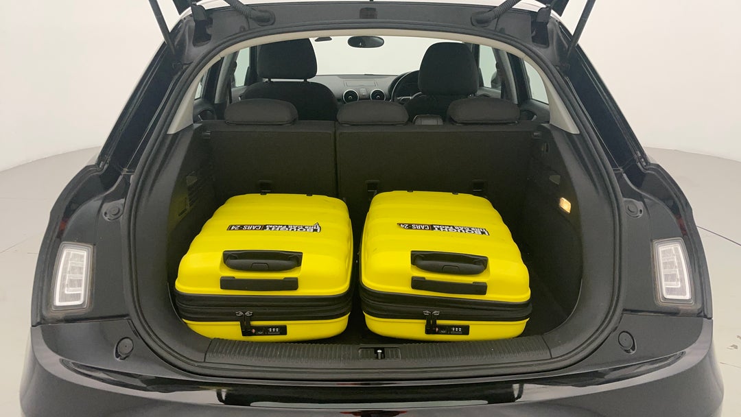 Boot Inside View with Luggage