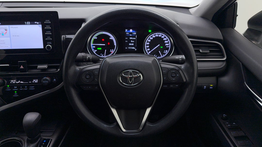 2021 Toyota Camry Ascent + Sat Nav Hybrid, Automatic, 111140 km, Steering Wheel Close-up