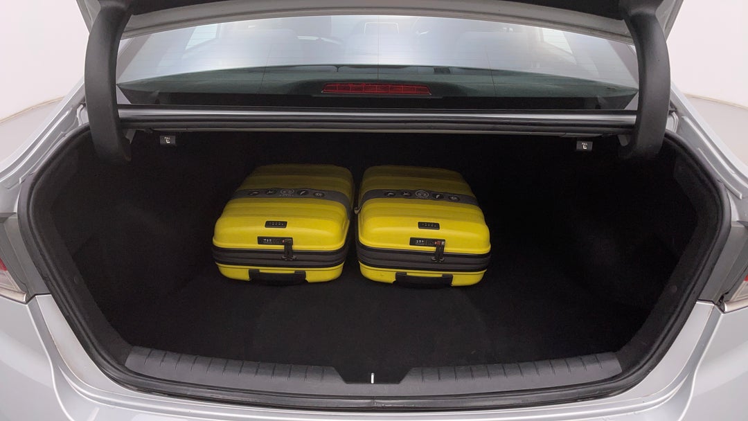 Boot Inside View with Luggage