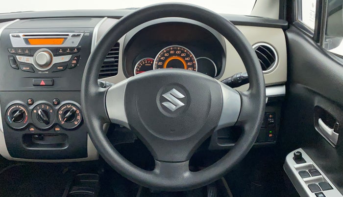 2013 Maruti Wagon R 1.0 VXI, Petrol, Manual, 65,313 km, Steering Wheel Close Up