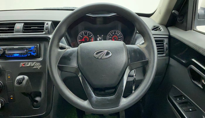 2018 Mahindra KUV 100 NXT K4+ P 6 STR, Petrol, Manual, 55,590 km, Steering Wheel Close Up