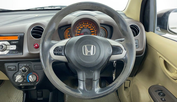 2013 Honda Amaze 1.2 SMT I VTEC, Petrol, Manual, 64,275 km, Steering Wheel Close Up