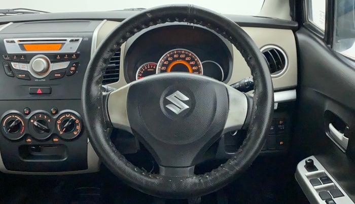 2015 Maruti Wagon R 1.0 VXI, Petrol, Manual, 60,497 km, Steering Wheel Close Up