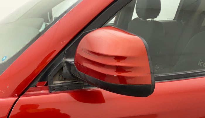 2016 Mahindra Kuv100 K6 5 STR, Petrol, Manual, 79,691 km, Left rear-view mirror - Cover has minor damage
