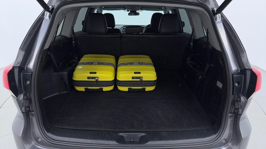 Boot Inside View with Luggage
