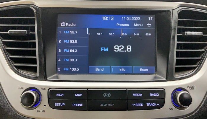 2018 Hyundai Verna 1.6 CRDI SX + AT, Diesel, Automatic, 38,821 km, Infotainment System