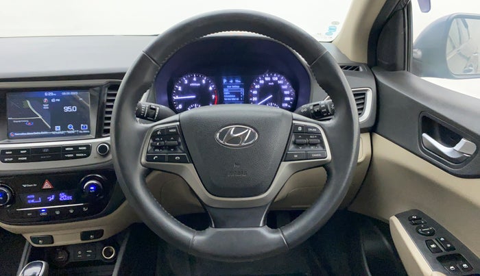 2018 Hyundai Verna 1.6 VTVT SX (O) AT, Petrol, Automatic, 39,051 km, Steering Wheel Close Up