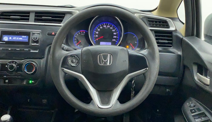 2016 Honda Jazz 1.2L I-VTEC S, Petrol, Manual, 1,01,652 km, Steering Wheel Close Up