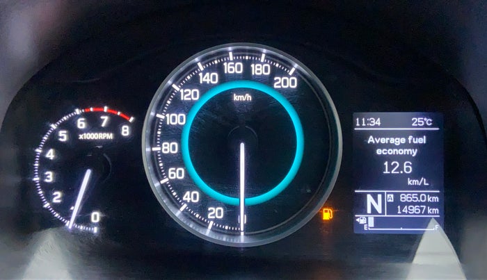 2017 Maruti IGNIS DELTA 1.2 K12 AMT, Petrol, Automatic, 15,083 km, Odometer Image