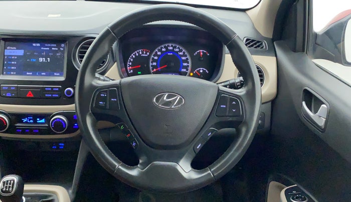2018 Hyundai Grand i10 ASTA 1.2 KAPPA VTVT, Petrol, Manual, 48,459 km, Steering Wheel Close Up
