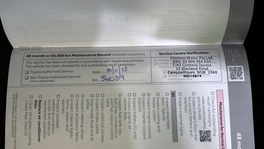 2021 Toyota Yaris Cross Gx Hybrid (AWD), Automatic, 63594 km, Service History