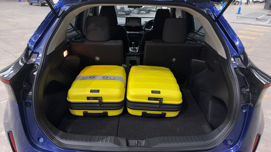 2023 Toyota Yaris Cross Gxl Hybrid, Automatic, 35134 km, Boot Inside View with Luggage