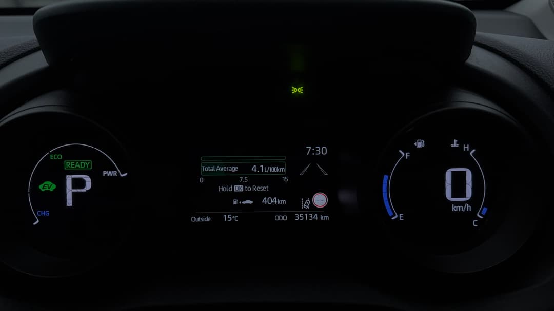2023 Toyota Yaris Cross Gxl Hybrid, Automatic, 35134 km, Odometer View