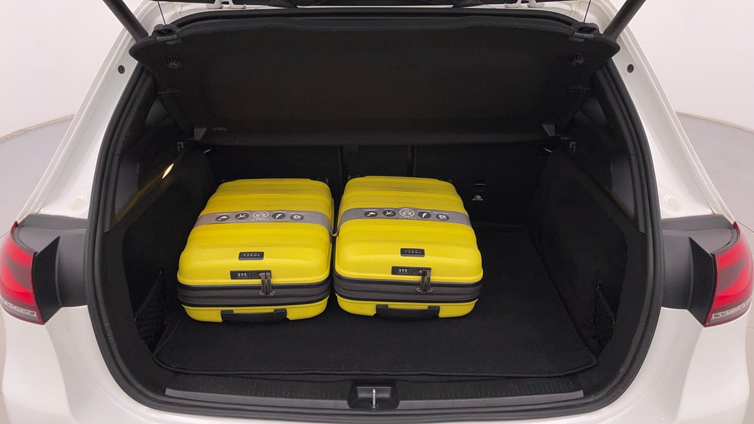 Boot Inside View with Luggage