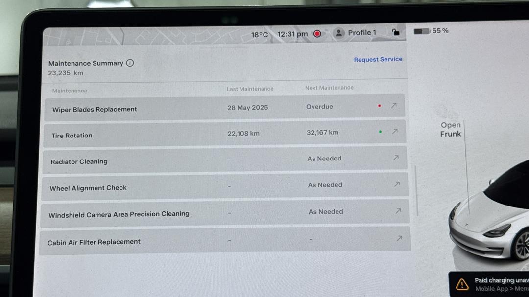 2022 Tesla Model 3 Long Range, Automatic, 23235 km, Service History